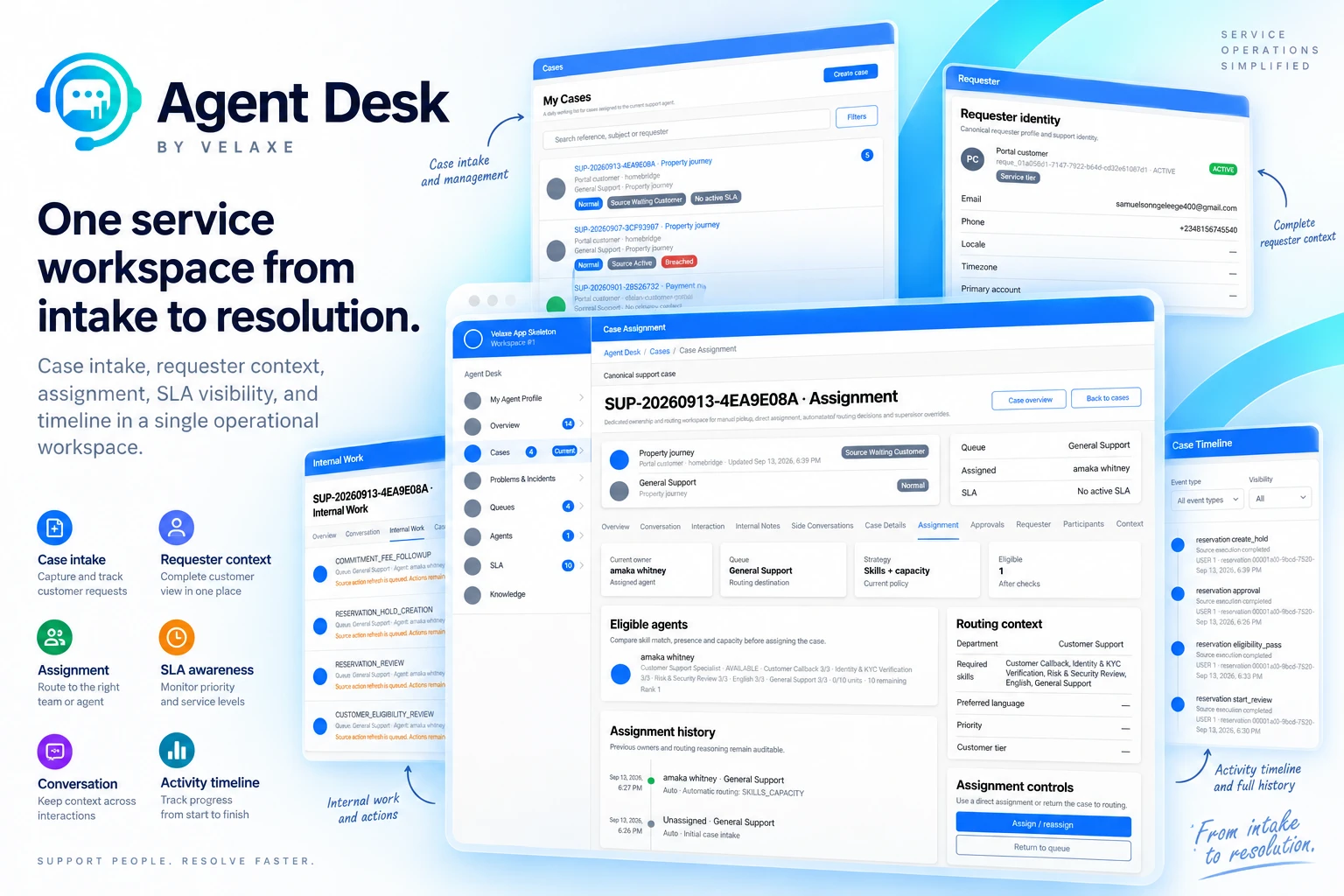 Agent Desk background