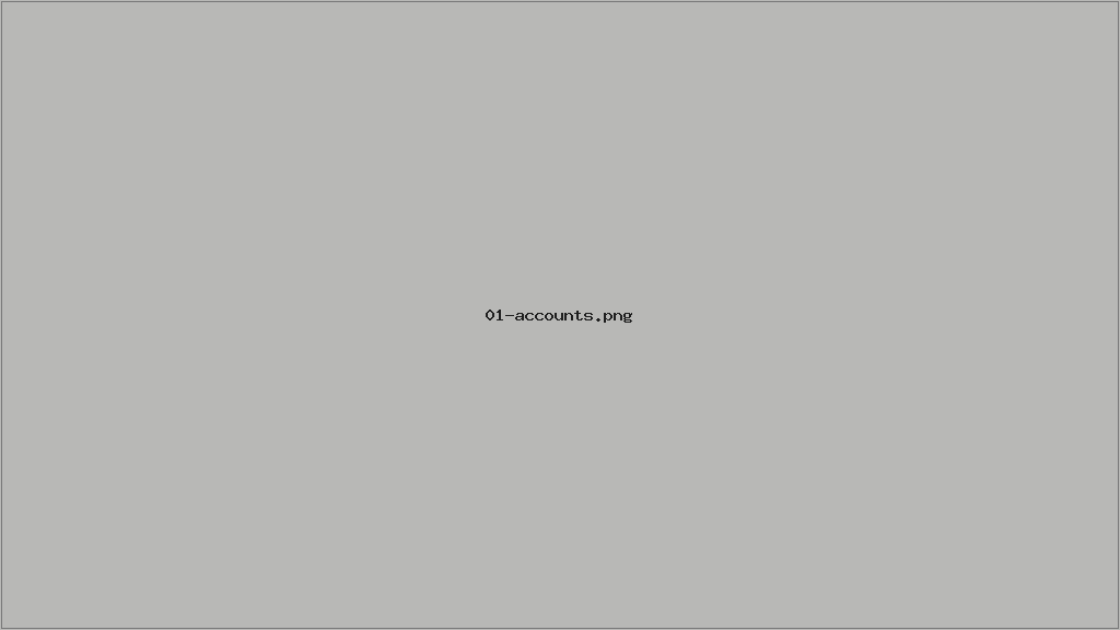 Accounts list
