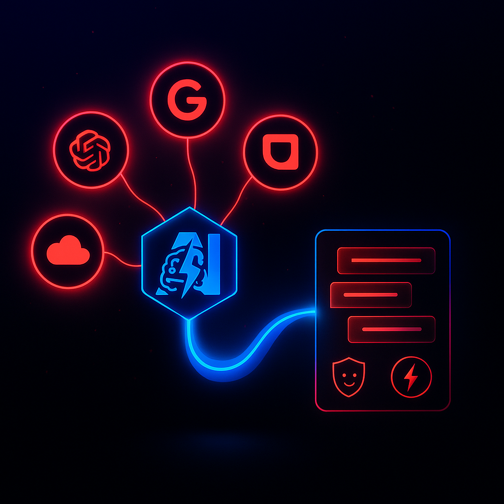 Velaxe AI‑Core dashboard